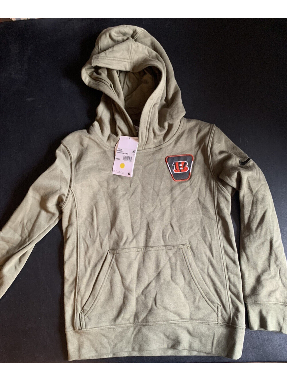 Nike NFL Salute to Service Cincinnati Bengals Military Hoodie Small Youth (8)